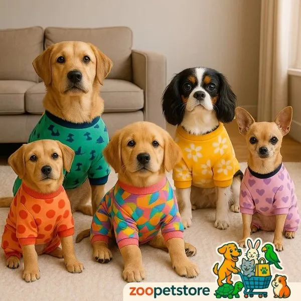 Roupa Pet Pijama para Cachorro e Gato Soft Estampado Lulika foto 1