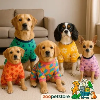 Roupa Pet Pijama para Cachorro e Gato Soft Estampado Lulika foto 1